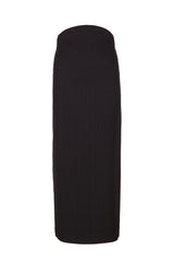 Straight ankle-length skirt