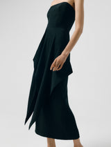 Strapless peplun corset