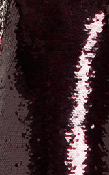 Strapless sequin dress