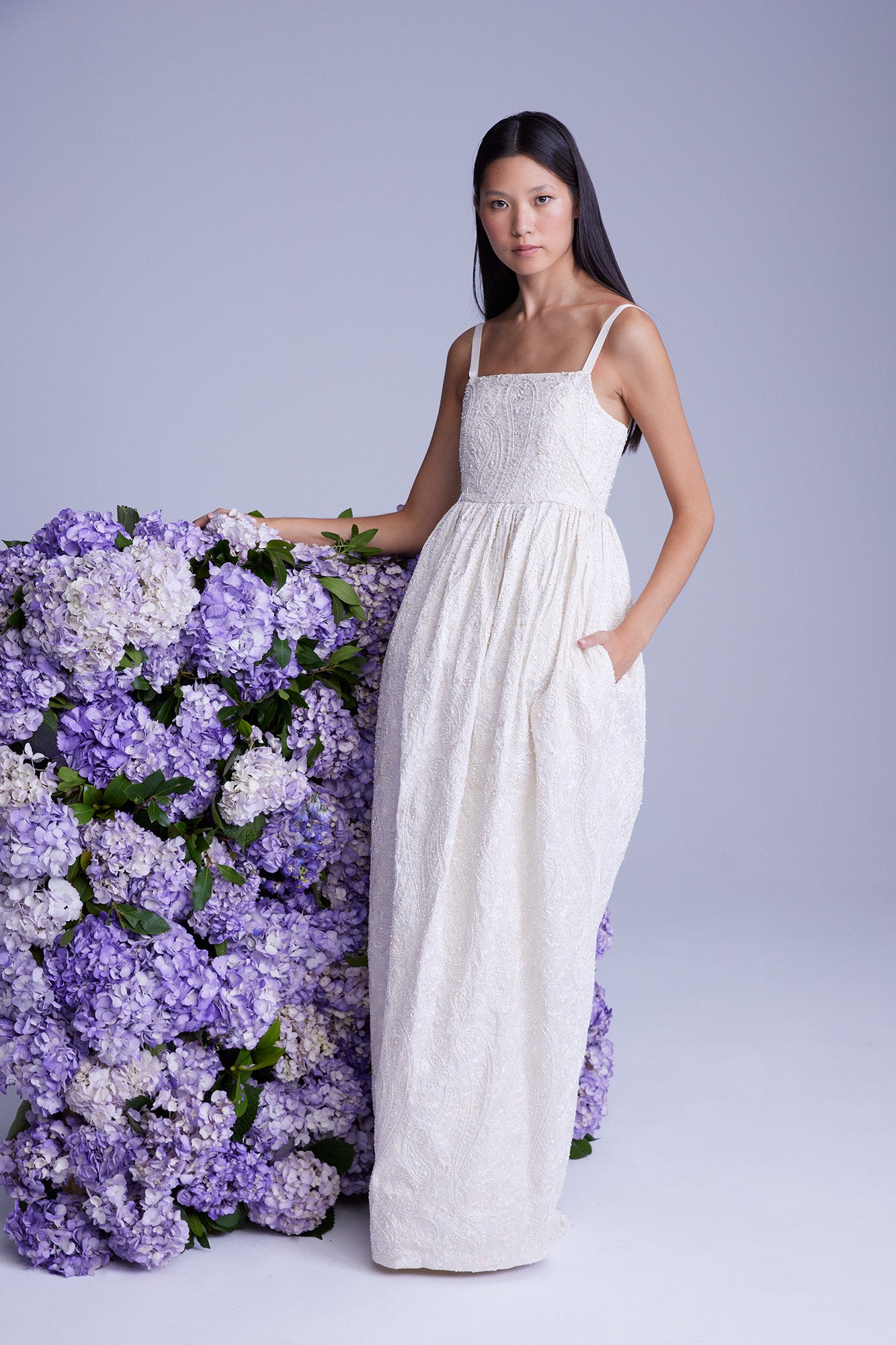 Hannah Dress in French Blue main image 1