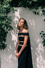 Fría Black Dress and Cape