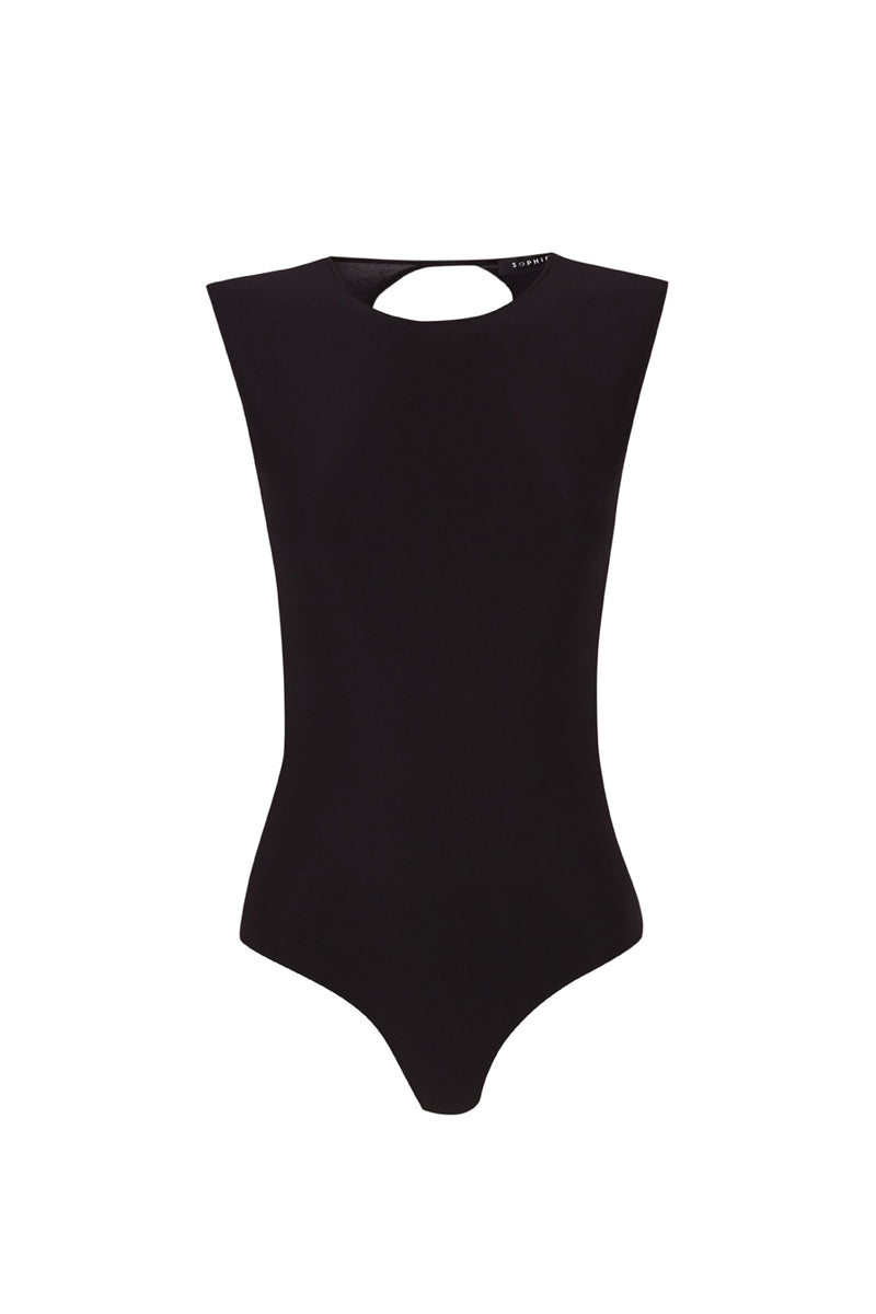 Straight silver dress with open back