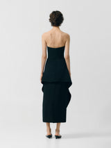 Strapless peplun corset