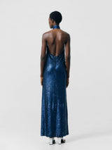 Sequin halter dress