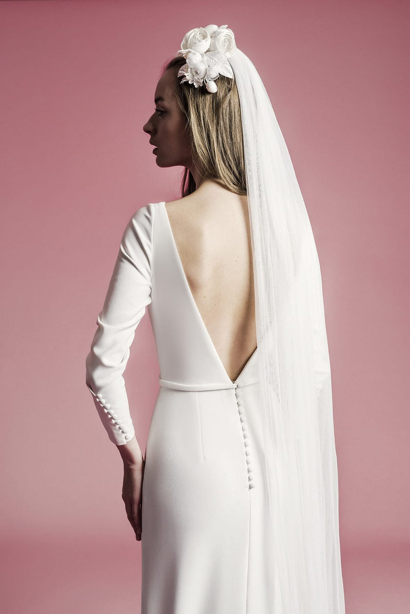 Elba dress from the back | Wedding dress | Sophie et Voilà